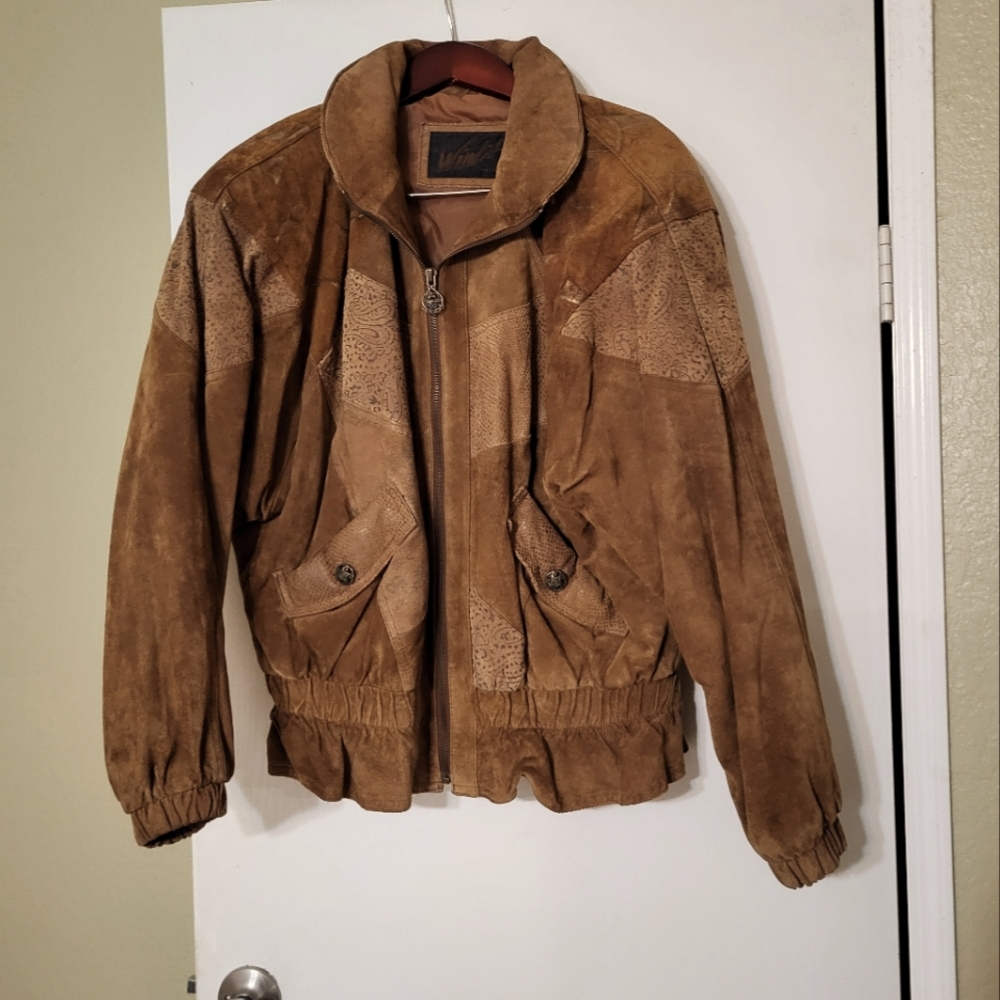 Vtg Winlet Suede Jacket